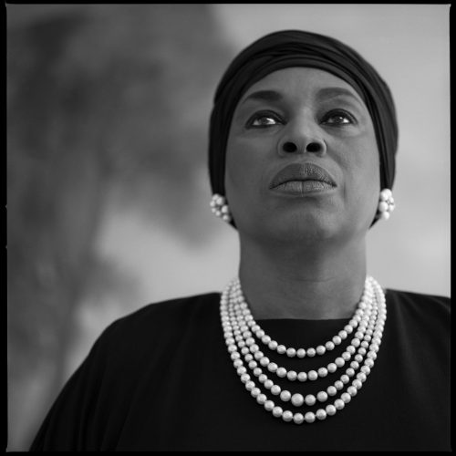 Leontyne Price, a photograph by Brian Lanker