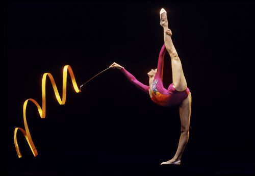 Rhythmic Gymnast, a photograph by Brian Lanker