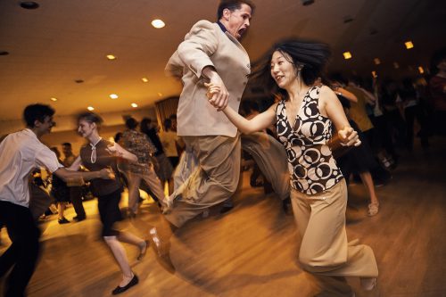Swing Dancers, a photograph by Brian Lanker